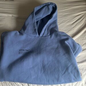 White fox hoodie